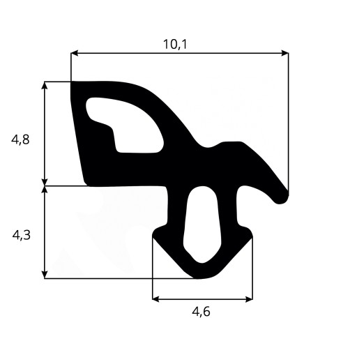Aluplast S -1559 - 10 м