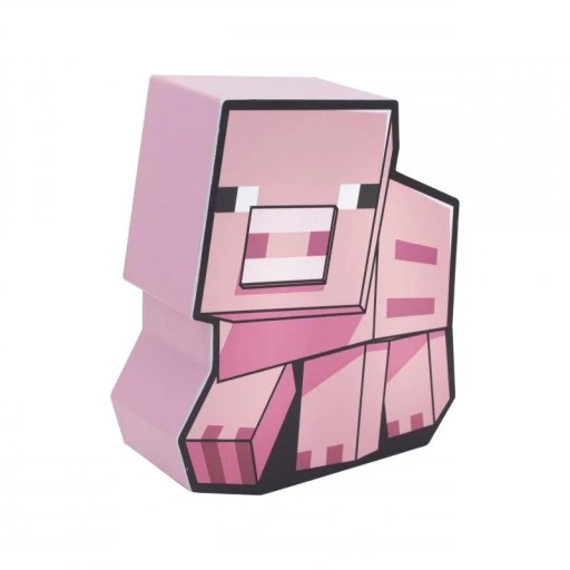 MINECRAFT PIG BOX СВЕТОВАЯ ЛАМПА ДЛЯ СВИНЬИ 16 СМ ЛАМПА