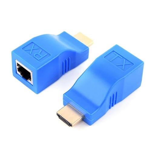 КОНВЕРТЕР-ЭКСТЕНДЕР HDMI-LAN ПО ВИТОЙ ПАРЕ RJ45 30М