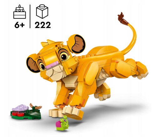 LEGO Disney Король Лев — Львенок Симба 43243 ПОДАРОЧНЫЙ НАБОР ПОДАРОЧНЫХ БЛОКОВ
