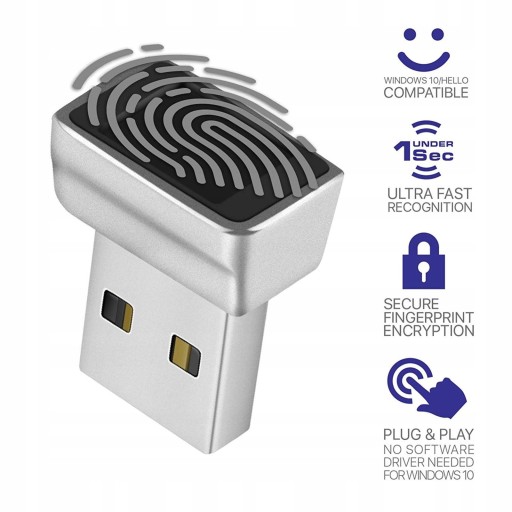 Мини-USB-считыватель отпечатков пальцев