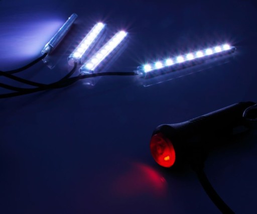 RGB светодиодная подсветка салона автомобиля с дистанционным управлением