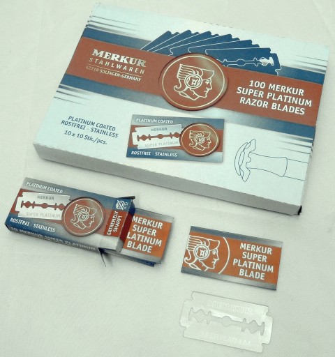 Лезвия для бритвы Merkur Solingen 10 шт.