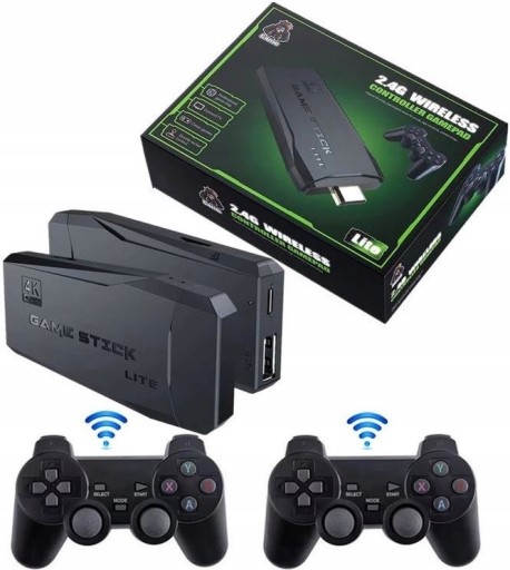 БЕСПРОВОДНАЯ КОНСОЛЬ РЕТРО HDMI 2 ПАНЛОДА + 15 000 ИГР