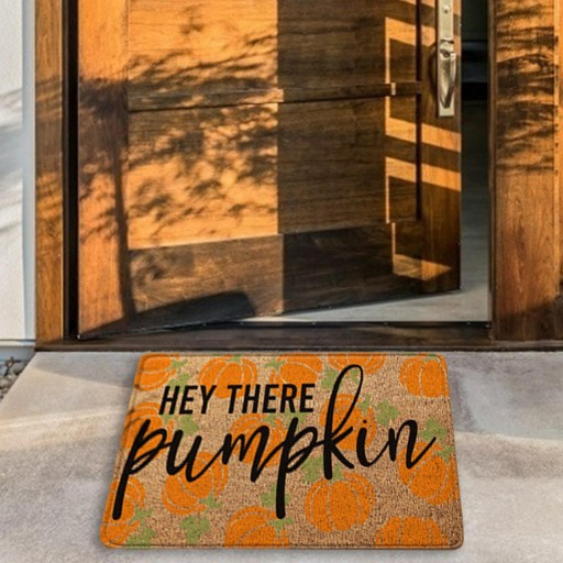 Wycieraczka na Halloween Koc dyniowy Witamy Ozdoby na drzwi wejściowe w stylu 36