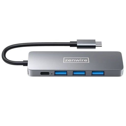ХАБ 4x USB 3.0 РАЗВЕТВИТЕЛЬ USB-C 5 в 1