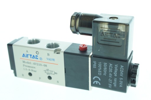 ELEKTROZAWÓR AIRTAC 4V210-08 EG 5/2 - 1/4- 24V AC