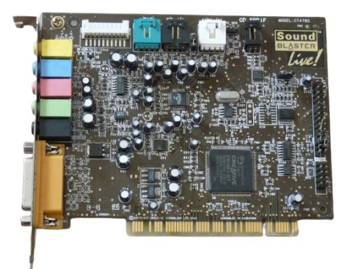 Звуковая карта Creative Soundblaster Live! Гарантия CT4780 S/PDIF 5.1 PCI