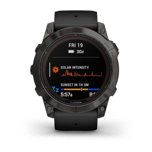 Умные часы GARMIN Fenix ​​7X Pro Sapphire Solar Carbon Grey DLC Titanium