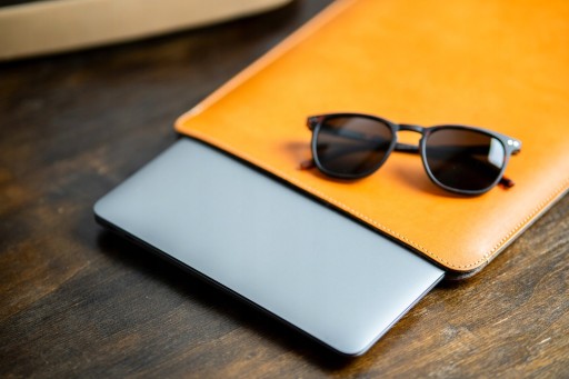 Etui Baltan na laptopa Macbook Slevve MAC14 PRO brąz skóra naturalna