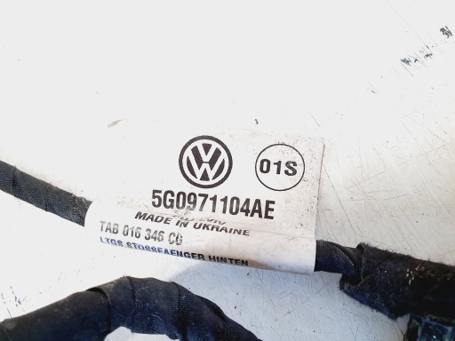 VW GOLF VII 5G0971104AE ЖГУТ ПРОВОДОВ PDC УСТАНОВКА ЗАДНИЙ