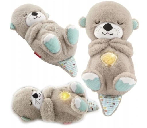 Fisher-Price Wydra Interaktywna USYPIANKA USPOKAJACZ BIAŁY SZUM DO SNU