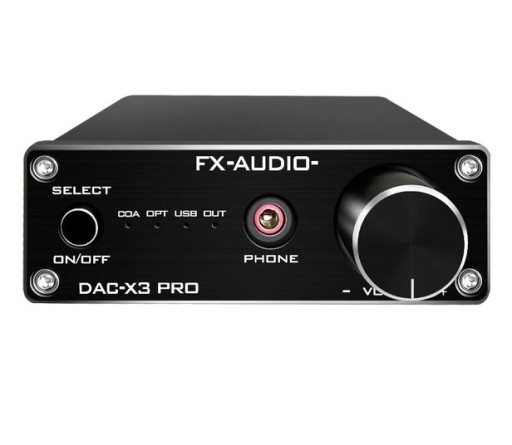 АУДИО КОНВЕРТЕР ЦАП FX-AUDIO DAC-X3PRO УСИЛИТЕЛЬ ЗВУКОВАЯ КАРТА