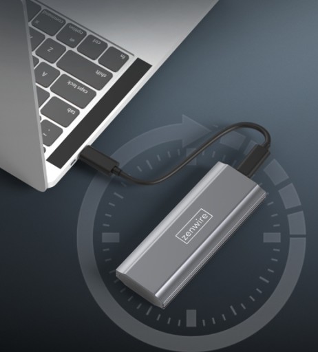 Корпус твердотельного накопителя NVME SATA PCIe M.2 Адаптер USB-C 3.1 Отсек для накопителя M2