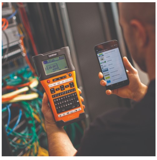 Принтер этикеток Brother P-touch E550WSP PT-E550WSP PTE550WSP + 4 ЛЕНТЫ
