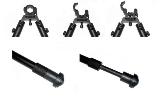 Оружейный упор Германия BIPOD Алюминиевый зажим регулировка BB3