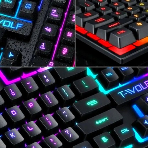 ИГРОВАЯ КЛАВИАТУРА С ПОДСВЕТКОЙ ИГРОВАЯ МЫШЬ