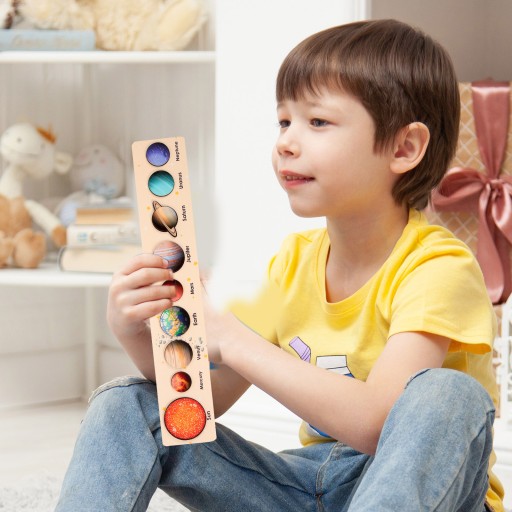 PUZZLE PLANETA DZIECI INTELIGENTNE DZIECI