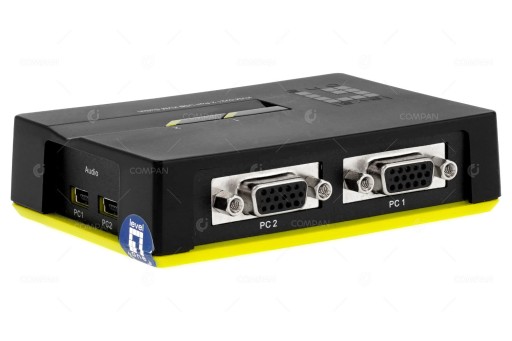 KVM-0221 2-ПОРТОВЫЙ USB KVM-ПЕРЕКЛЮЧАТЕЛЬ ОДНОГО УРОВНЯ С АУДИО И КАБЕЛЯМИ —