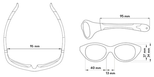 Детские солнцезащитные очки Real Shades Explorer BlueLight Blue 0-2