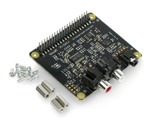 IQaudiO DAC+ - звуковая карта для Raspberry Pi