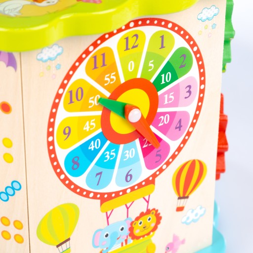 ДЕРЕВЯННЫЙ РАЗВИВАЮЩИЙ КУБ KINDERPLAY ДЛЯ ДЕТЕЙ СОРТЕР-ИГРА КИТАЙСКИЙ 8в1