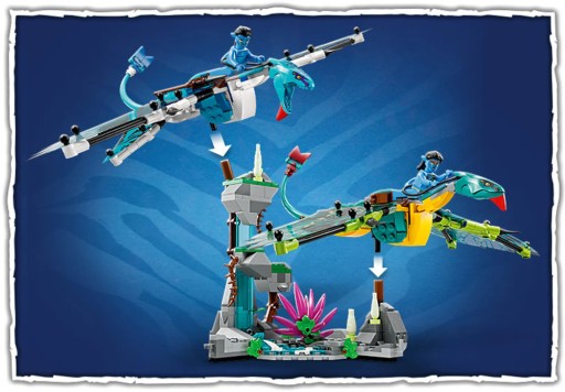 LEGO Аватар Джейк и Нейтири: Полет в кошмаре 75572