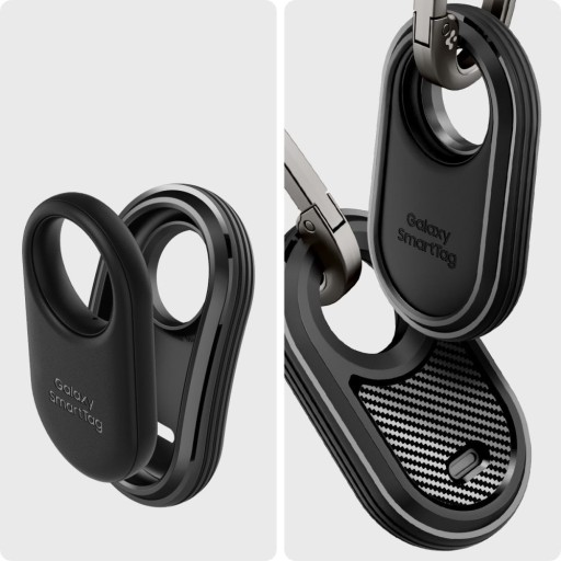 Чехол для Galaxy SmartTag 2, Spigen Rugged, чехол с брелоком на булавке