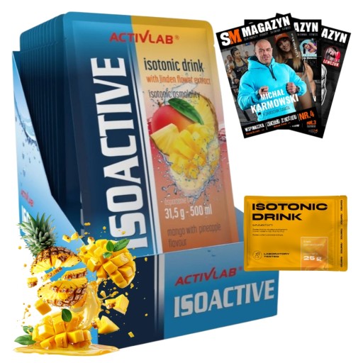 ACTIVLAB ISOACTIVE NAPÓJ IZOTONICZNY ISO 10x31.5g + nowmax ISOTONIC DRINK