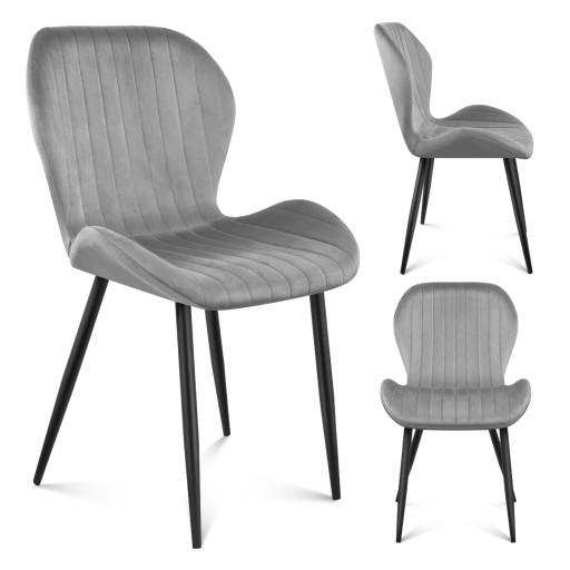 Элегантное кресло Mark Adler Prince 2.0 Grey Velour для гостиной