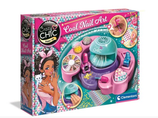 НАБОР ДЛЯ ДЕТСКОГО ЛАКА ДЛЯ НОГТЕЙ CRAZY CHIC NAILY