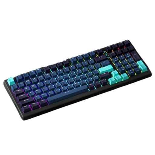 Клавиши для механической клавиатуры PBT Ocean Blue Profile Cherry, 129 шт.