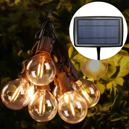 Girlanda SOLARNA LAMPKI OGRODOWE 25 ŻARÓWKI LED
