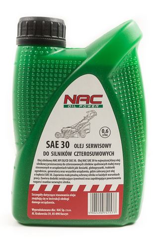 Масло SAE30 0,6л для косилок NAC LS50