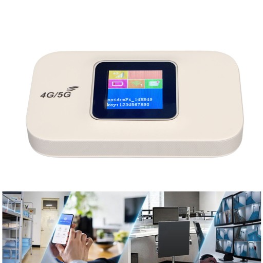 Маршрутизатор 4G Wi-Fi Слот для карты Micro SIM 150 Мбит/с 10 устройств поддерживают ЖК-дисплей, включая
