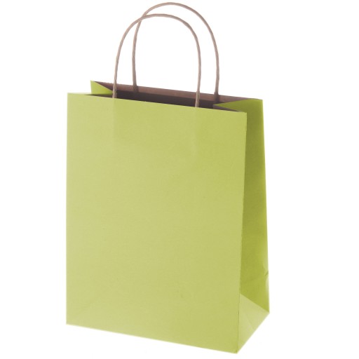 TORBA PAPIEROWA MUSZTARDOWA A5 225/80/180 50 SZT TOREBKA EKO NA PREZENT