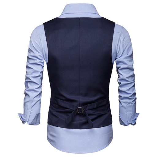 M/L KAMIZELKA MĘSKA ELEGANCKA KLASYCZNA SLIM FIT