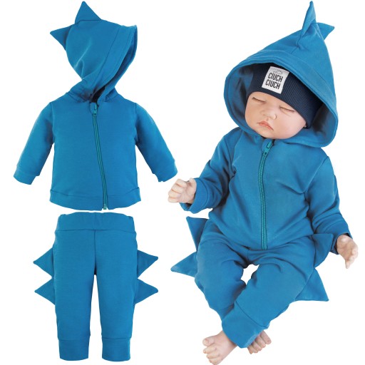 BABY SET хлопковый спортивный костюм для мальчика ПОДАРОК ​​толстовка шорты 86