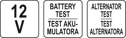 TESTER MIERNIK AKUMULATORA ALTERNATORA 12V