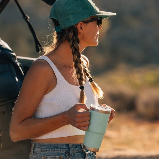 YETI Rambler Соломенная чашка на 35 унций, с вакуумной изоляцией, сталь