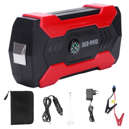 ROZRUCH POWERBANK ROZRUSZNIK BOOSTER JUMP STARTER MOCNY 12V 400-800A