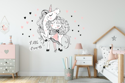 Наклейки на стены единорога 75x150 см JD