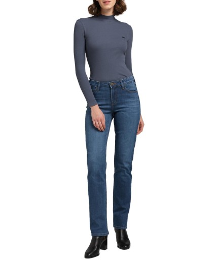 Jeansy Lee Marion Straight 112319926 L301CGMZ Mid Worn W 27 / L 31