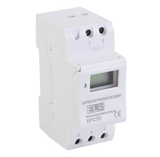 ELEKTRONICZNY PROGRAMATOR CZASOWY 7-DNIOWY