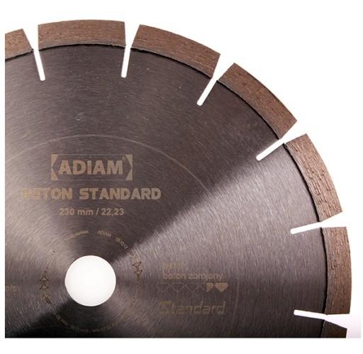 ADIAM TARCZA DIAMENTOWA BETON STANDARD 350MM 25,4