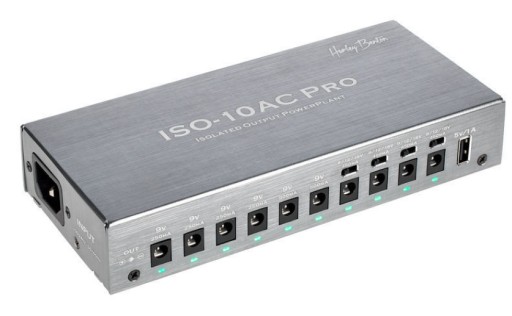 Блок питания для 10 гитарных эффектов Harley Benton PowerPlant ISO-10AC Pro