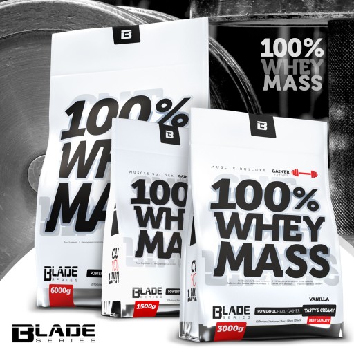 HI TEC BLADE 100% Whey Mass 3000 г GAINER MASS