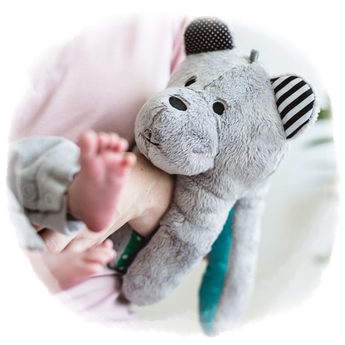 Сенсорный плюшевый мишка Whisbear, арбуз
