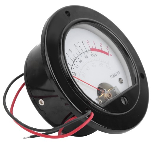 Круглый индикатор VU Meter в стиле ретро