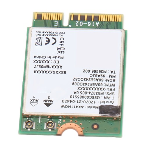 Карта Wi-Fi AX411NGW, 5374 Мбит/с, 6E M.2 NGFF 2,4G 5G